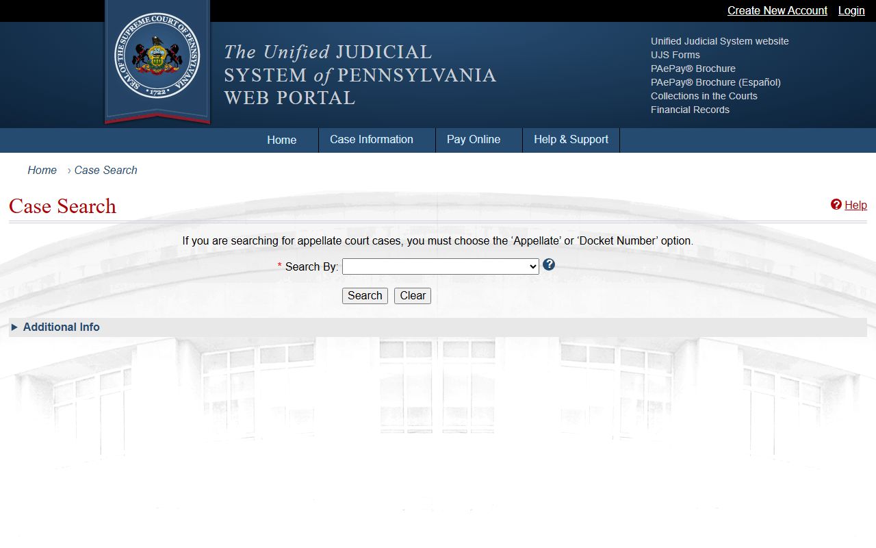 Adams County court records after jail arrest UJS case search